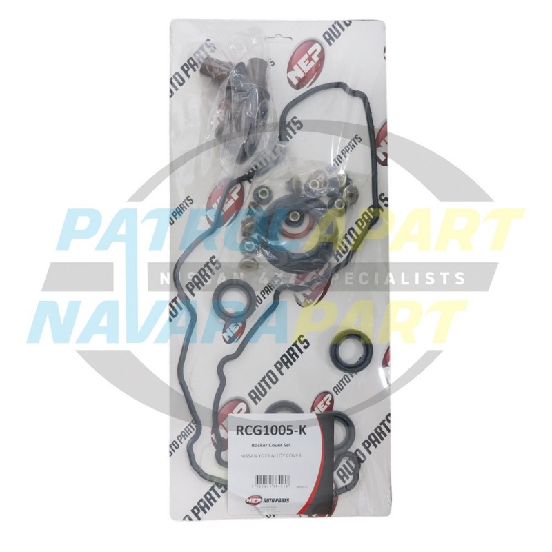 Aluminium Rocker Cover Gasket Kit For Nissan Navara Spanish D40 R51 YD25 127kw