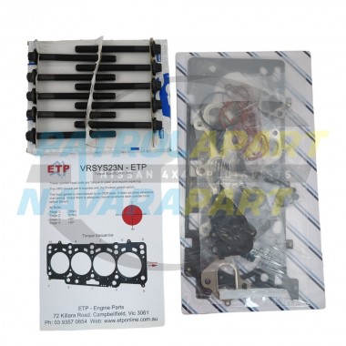 ETP VRS Gasket Set with Head Bolts Suit Nissan Navara D23 NP300