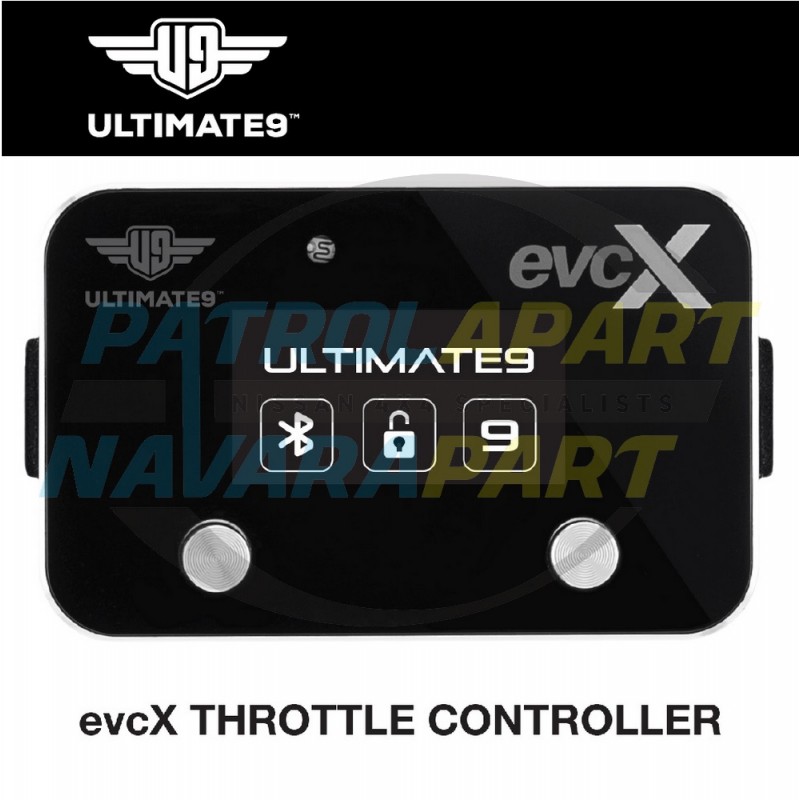 Ultimate9 evcX Throttle Controller for Nissan D23 NP300 R51 D40 VQ40 YD25