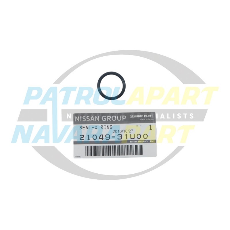 Genuine Nissan Navara D22 D40 R51 Water Pipe to Cylinder Head Oring