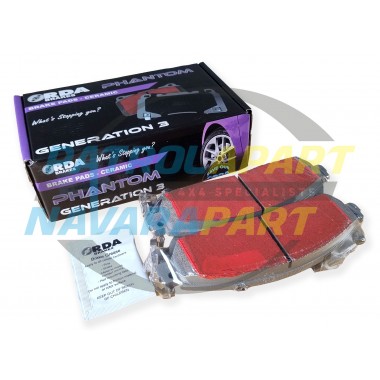 RDA Phantom Premium Front Brake Pads For Nissan Navara D23 NP300